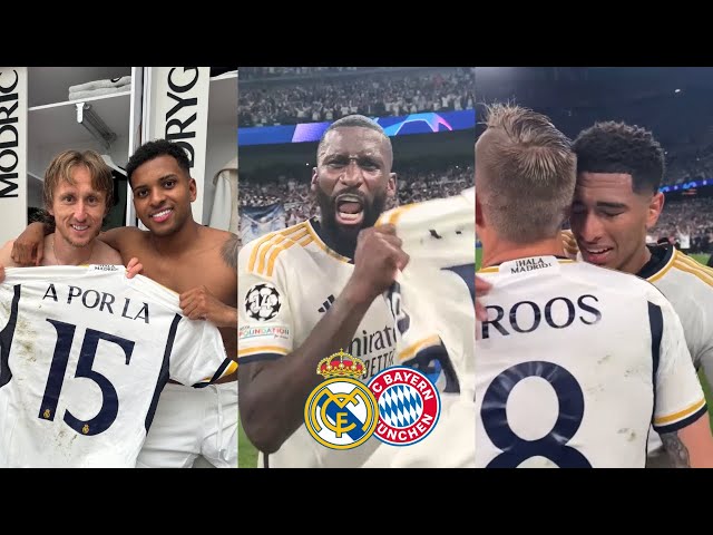 Real Madrid Players & Fans Crazy Celebrations After Knocking Out Bayern and Reaching UCL Finals