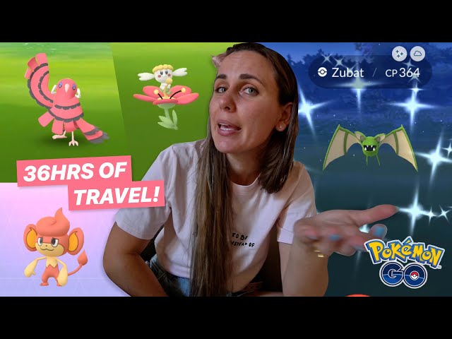 How Many Regional Pokémon Can You Find in 4 Countries & 36hrs of Travel for Spain! #PokemonGO