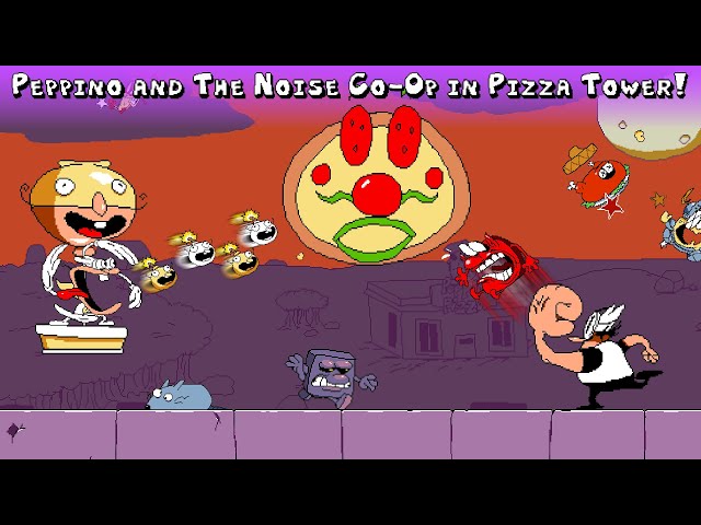 If Peppino and The Noise Update CO-OP tried to beat Pizza Tower?