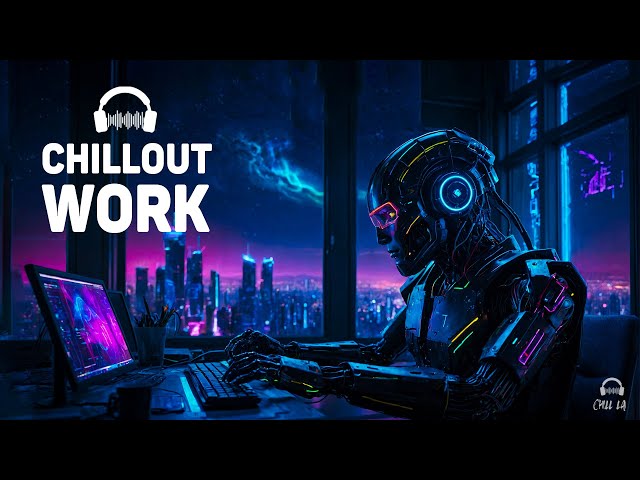 Chillout Music for Work 🎧 Dark Future Garage Mix for Concentration and Focus🤖