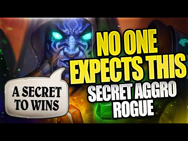 IS THIS BETTER THAN KINGBANE ROGUE?!? | Secret Aggro Rogue | Darkmoon Faire | Wild Hearthstone