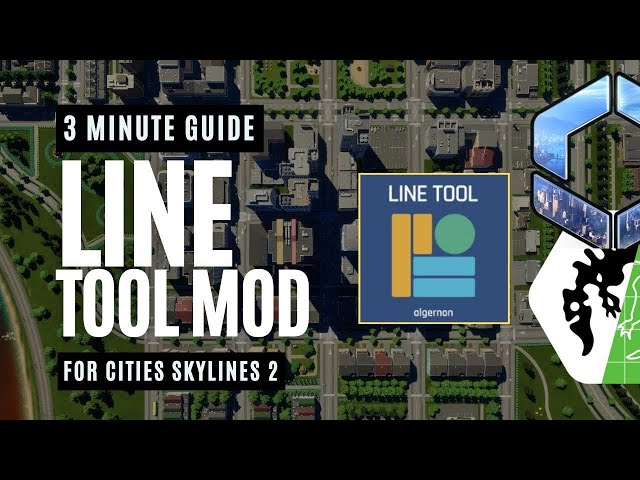 Line Tool Mod made EASY! | Cities Skylines 2