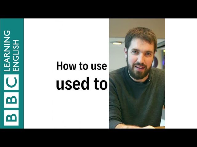 How to use 'used to' - English In A Minute
