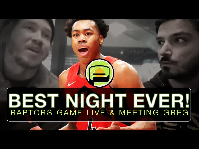 I watched my FAVORITE PLAYER LIVE & met the director of Raptors OPEN GYM! Epic Night - 5000 subs!