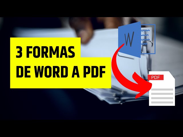 How convert word to pdf file in laptop FOR FREE 2022