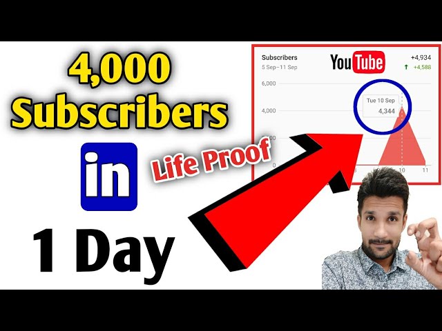Live Proof | 4000 Subscribers in 1 day | increase Subscribers | how to grow YouTube channel fast