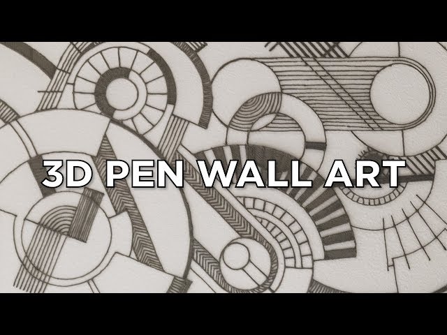 3D Pen Wall Art