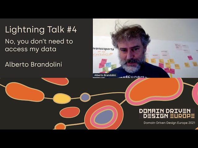 No, you don't need to access my data - Alberto Brandolini - DDD Europe 2021