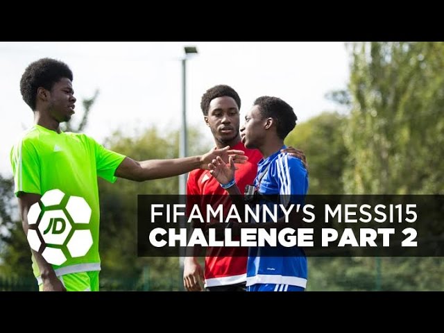 FIFAManny's adidas Messi15 Challenge Part 2 - Crossbar Challenge