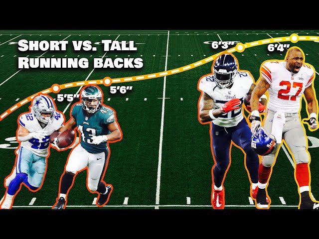 The Shortest vs. Tallest Running Backs ever... Which is better?