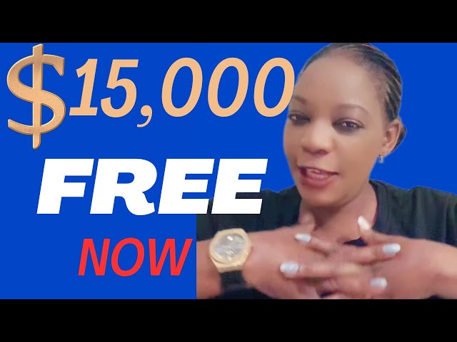 GET $15,000 GRANTS FROM THESE FREE WEBSITES |FREE GRANTS 2024|EARN MONEY ONLINE |IMMACULATESHOW