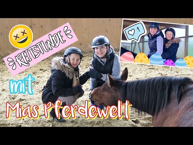 MEINE REITSTUNDE 🐎 Reiten im Stall von Mias Pferdewelt | Mavie Family Sport