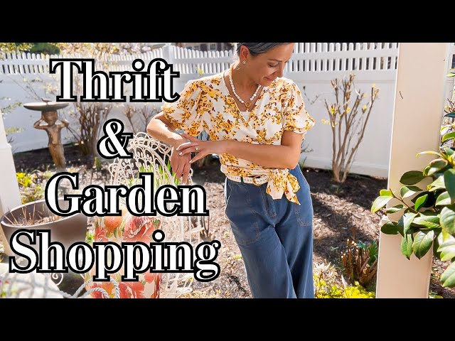 Shopping Spring Fashion Trends and Beach Cottage Garden Center HAUL - Incredible Yard Sale Home Find