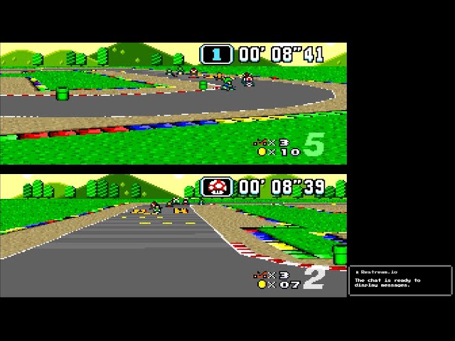 Resident Evil Kart (Super Mario Kart Hack) Livestream - MiSTer FPGA SNES Core
