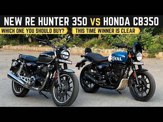 New RE Hunter 350 Vs Honda CB350 RS | Most Practical Comparison | City vs Highway |