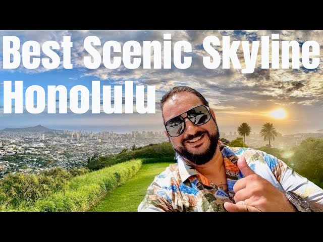Best Scenic Skyline of Honolulu | Tantalus Lookout #waikiki #honolulu #oahu