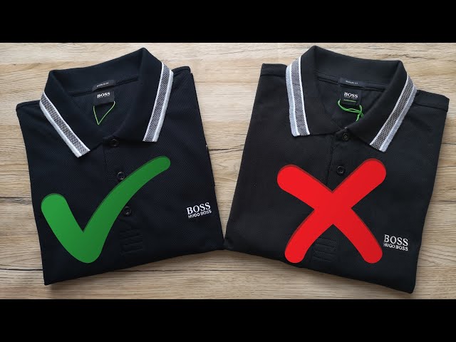 How to spot a fake Hugo Boss Polo Shirt | Real vs Fake | Mens Summer Shirts