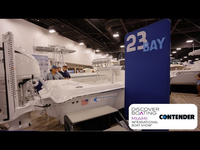 Contender 23 Bay Boat Debut - 2024 Miami Boat Show