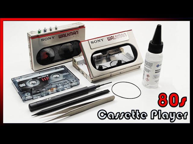 Vintage 1983 Sony WM-10 Walkman Cassette Tape Player Teardown Restore & Repair