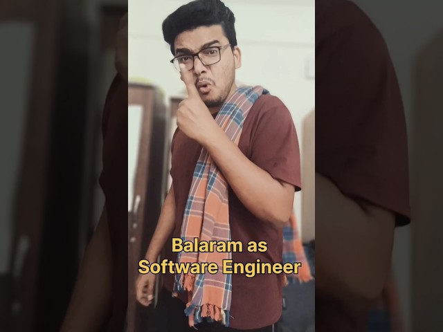 Kanhaiya mera chota bhaiya 😂🤣 Mai balram uska bada bhaiya comedy | Comedy Software Engineer #viral