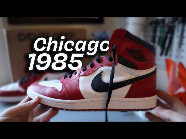 Unboxing 1985 Chicago Air Jordan 1 // #kotd #sneakers #sneakerhead #review