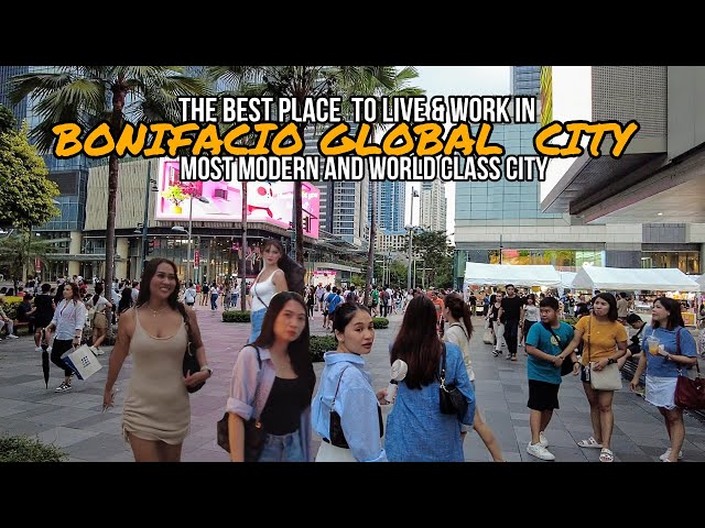 BGC Metro Manila | The Best Modern and Class City  in the WORLD? | Philippines[4K]|Walking Tour 2024