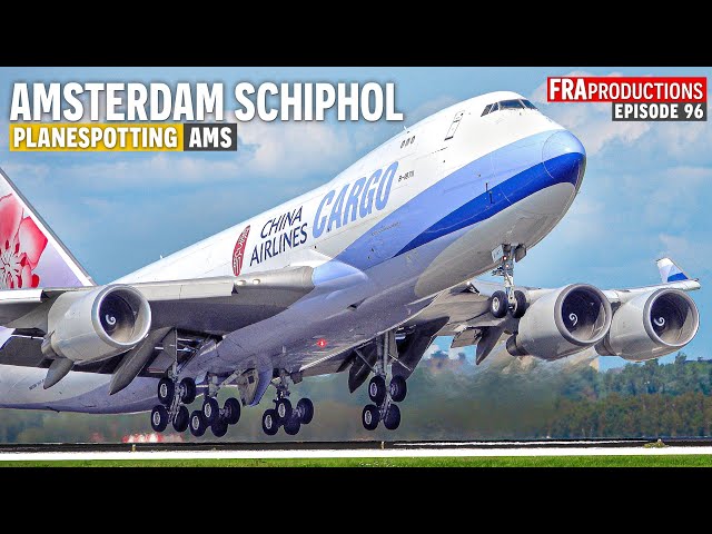 Planespotting HIGHLIGHTS Amsterdam: B747, B777, A340, A350, ...