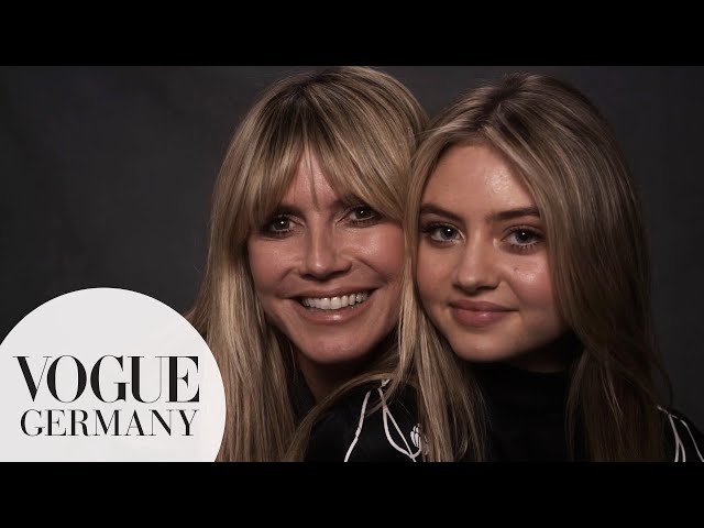Leni & Heidi Klum: Their very first interview together | VOGUE Germany