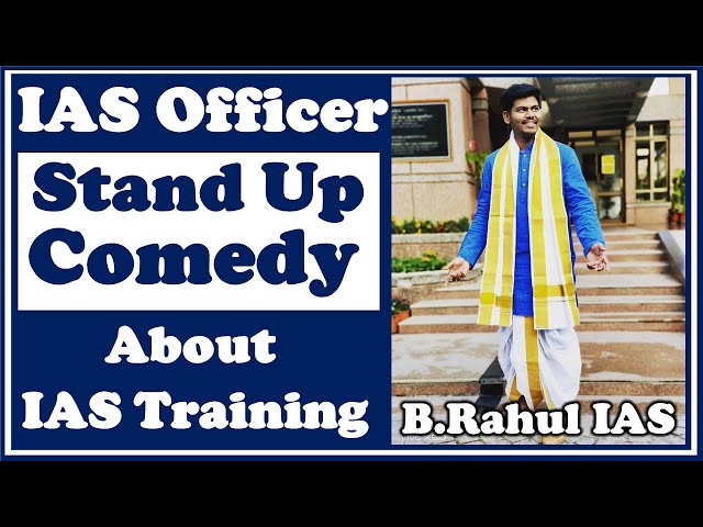 IAS Officer Stand Up Comedy on IAS Training