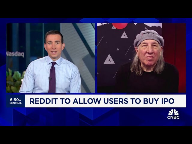 Reddit going public will 'force their hand' to learn to be profitable, says tastylive's Tom Sosnoff