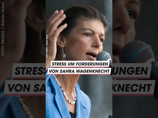 Sahra Wagenknecht: Stress wegen ihrer Forderungen! #shorts