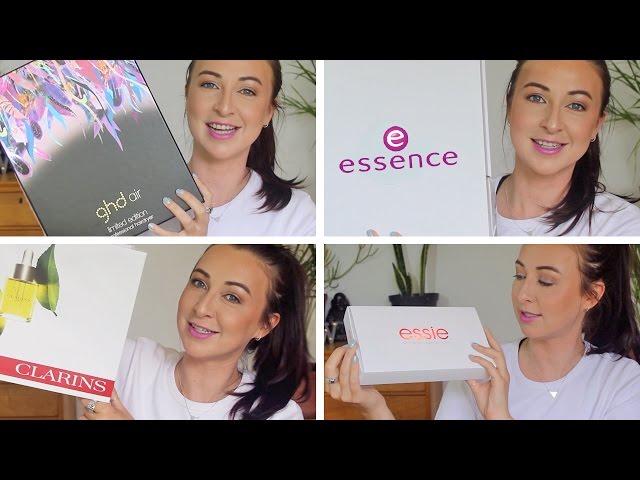 PR unboxing haul - Clarins, Maybelline, essence + more!