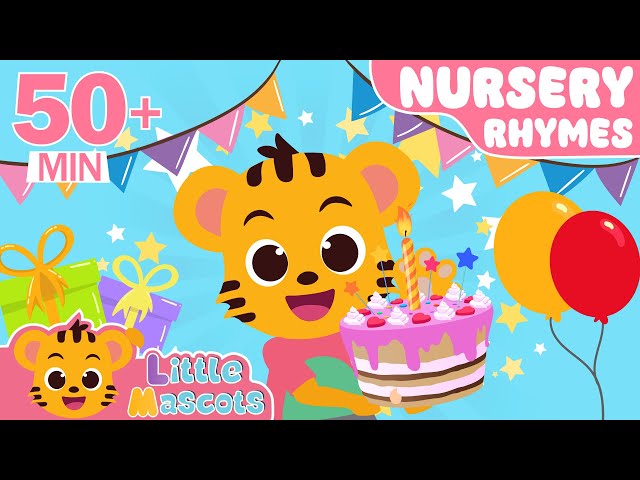 Happy Birthday Song + Hickory Dickory Dock + more Little Mascots Nursery Rhymes & Kids Songs