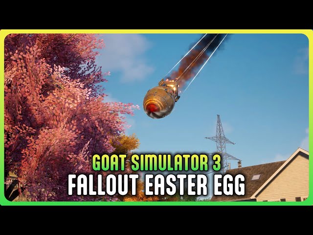 GOAT SIMULATOR 3 - Fallout Nuke Easter Egg