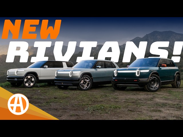 Meet the Rivian R2, R3, and R3X electric crossovers