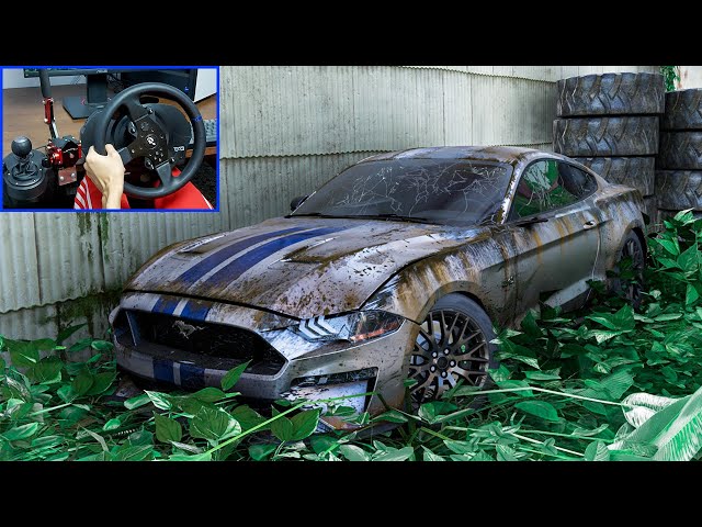 Rebuilding Mustang GT (860HP) - Forza Horizon 5 | Thrustmaster T300RS Gameplay