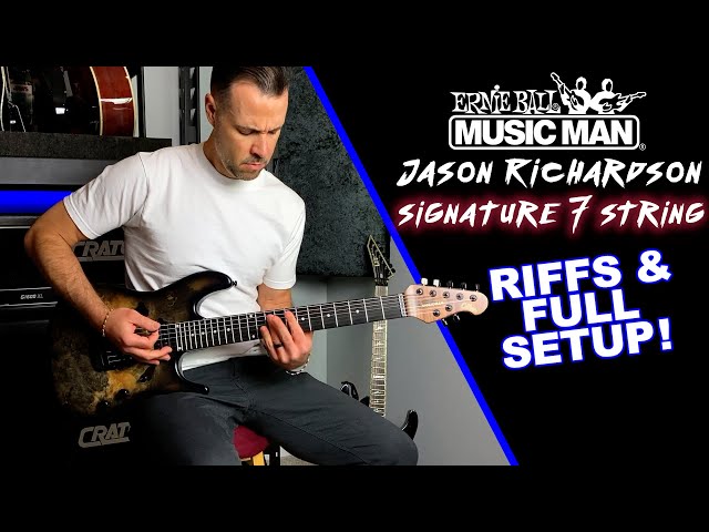 🎸7 String Setup & Jam! Music Man JR7