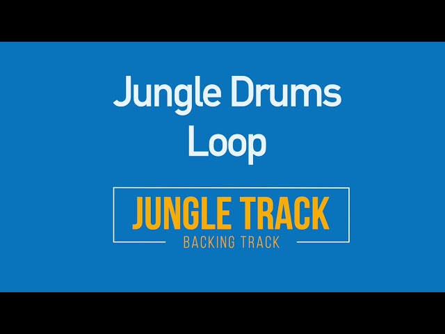 Jungle Rhythm Drums Loop Backing Track For Bass