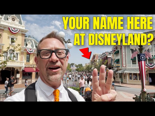Disneyland’s Windows How To Get Your Name On One | SECRETS REVEALED