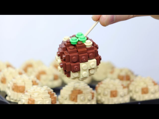 Lego Takoyaki / Mukbang  /  Stop Motion Cooking ＆ ASMR