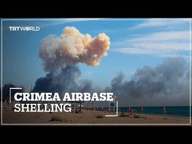 Zelenskyy denies Kiev's involvement in Crimea airbase shelling