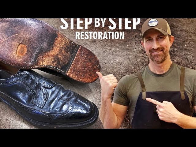 Vintage Shoe Restoration - ASMR | Florsheim Imperials