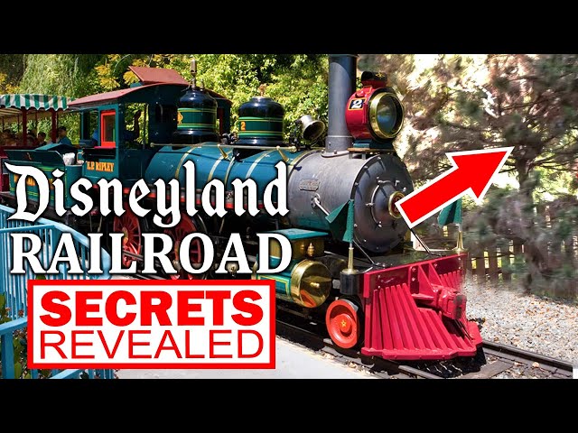 Disneyland Railroad SECRETS REVEALED | We Show You The Invisible Posters On The Disneyland Railroad