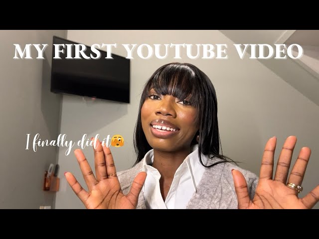 MY FIRST YOUTUBE VIDEO!!! Starting YouTube In 2024
