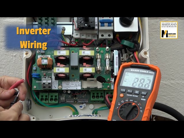 How to wire off-grid and grid-tied solar inverters