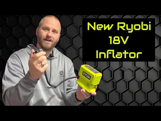 New Ryobi 18V One+ Automatic Inflator. Great Inflator at an Amazing Price!