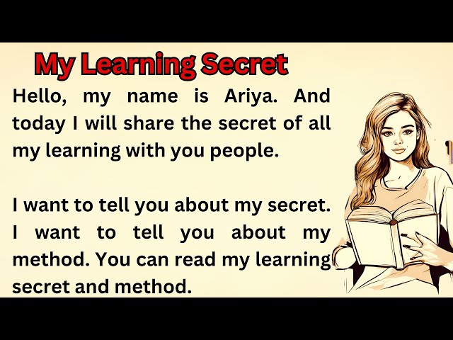 My Learning Secret || How To Learn English || My Process To Learn English || Graded Reader || Read