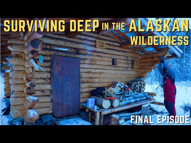 Surviving in an Old Alaskan Log Cabin | 100 miles Away from Cellphone Service