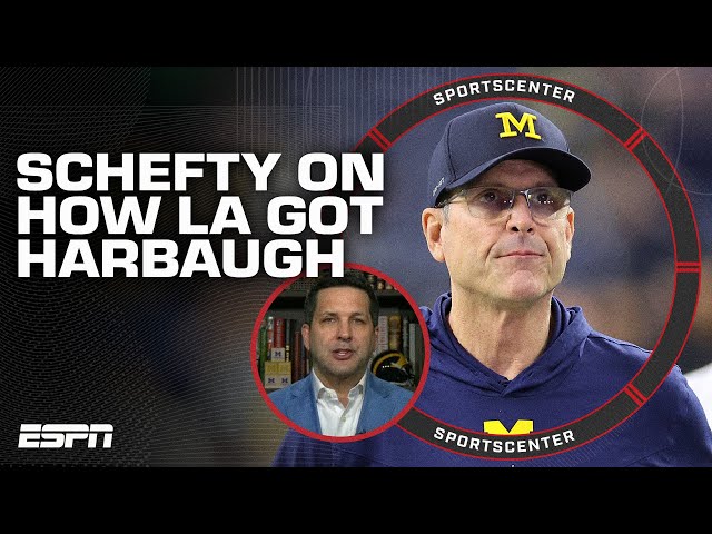The Chargers 'made it hard' for Jim Harbaugh to say no! - Adam Schefter | SportsCenter