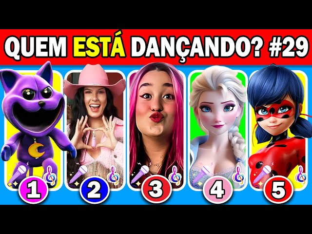 🔊Adivinhar Quem Está DANTADO? 🎶💃 #29| CATNAP, Ana Castela, Emilly Vick, Natan Por aí, Elsa, LadyBug